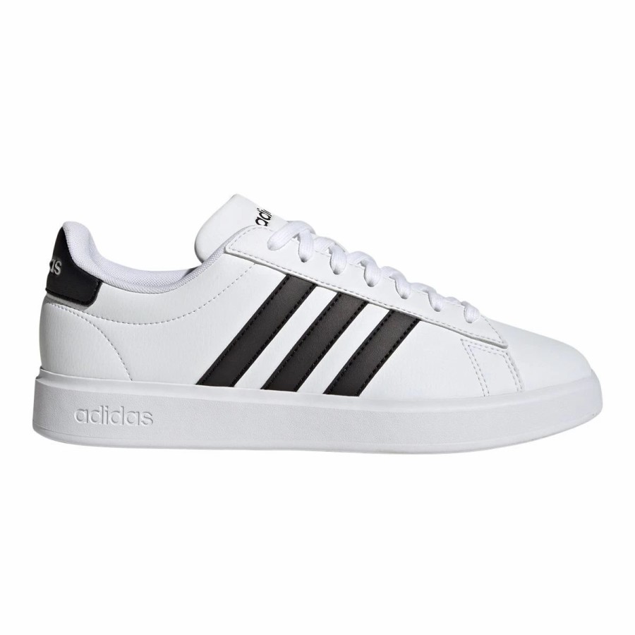 Shoes * | Adidas Men'S Grand Court 2.0 Shoes White/Black