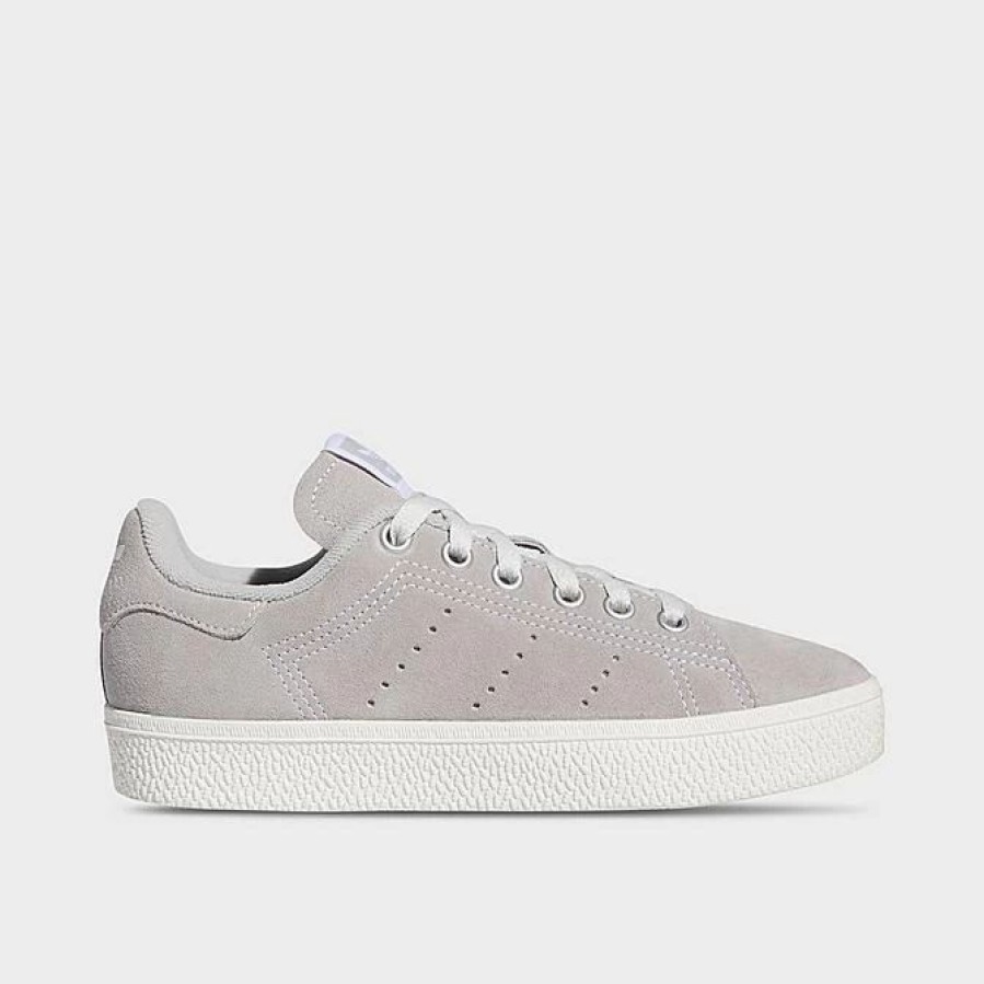 Kids * | Big Kids' Adidas Originals Stan Smith Cs Casual Shoes Grey Two/Core White/Gum Ig7684 033