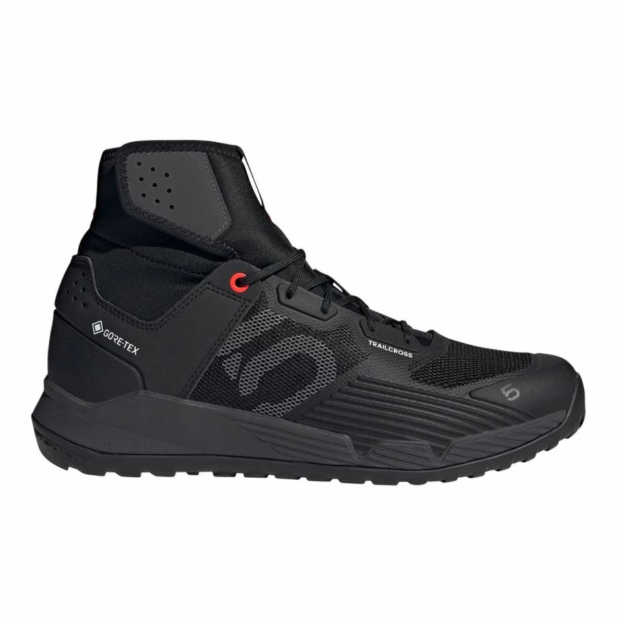 Shoes * | Adidas Men'S Five Ten Trail Cross Mountan Bike Shoes Hiking Gore-Tex Waterproof Cblack/Grethr/Dgsogr