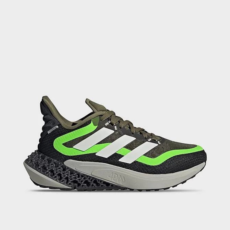 Kids * | Big Kids' Adidas 4Dfwd Pulse Running Shoes Focus Olive/Zero Metallic/Solar Green Gz4928 314