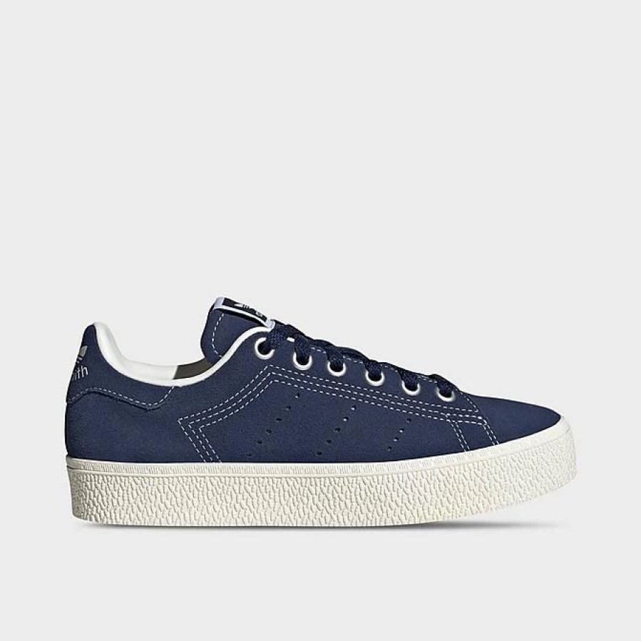 Kids * | Big Kids' Adidas Originals Stan Smith Cs Casual Shoes Dark Blue/Core White/Gum Ie6918 415