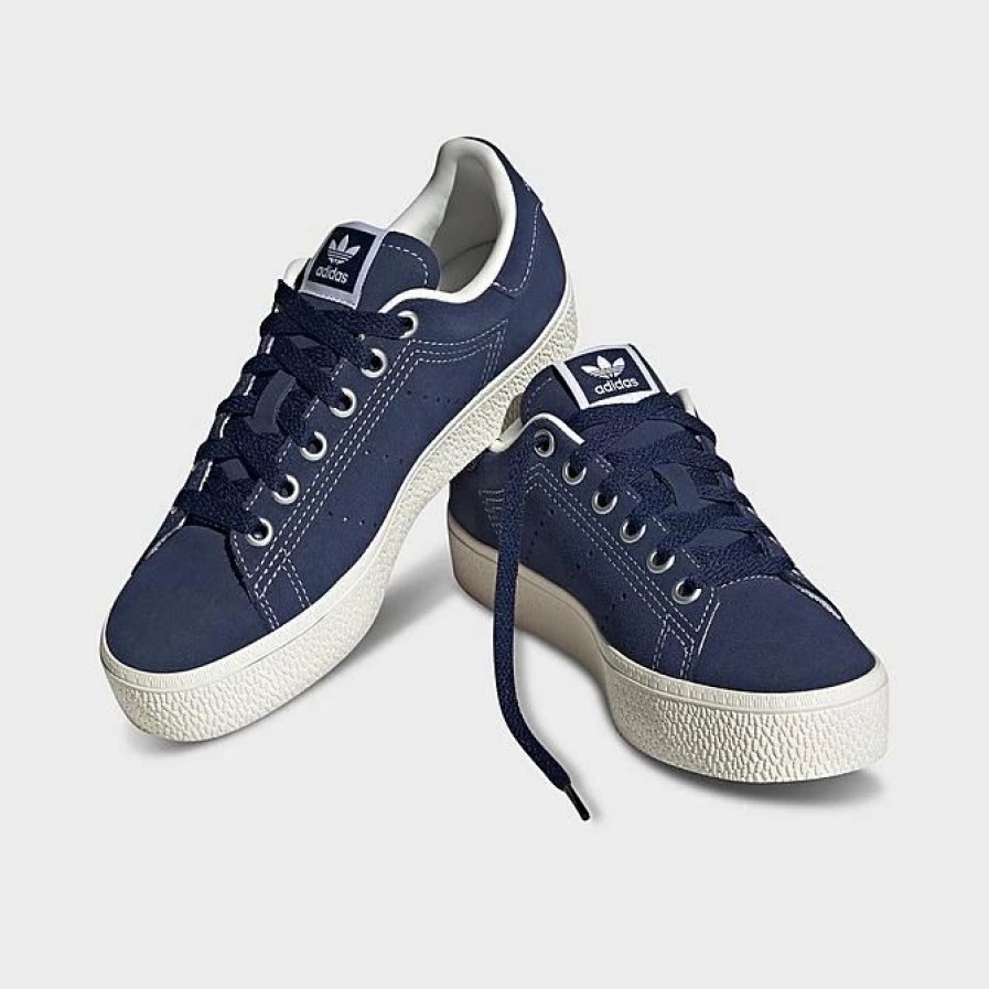 Kids * | Big Kids' Adidas Originals Stan Smith Cs Casual Shoes Dark Blue/Core White/Gum Ie6918 415